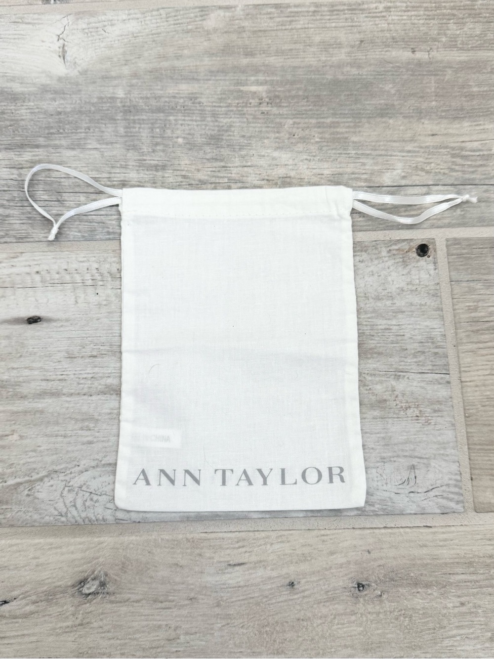 Ann Taylor Small Drawstring Dust Bag Pouch #0091
